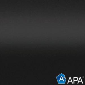 Apa Chrome Delete Mat Zwart - Afname Per Meter (Breedte 152cm)